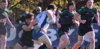 Babson in green won on the final play. Alex Goff photo.