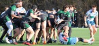 Babson in green won on the final play. Alex Goff photo.