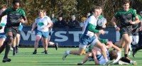 Babson in green won on the final play. Alex Goff photo.