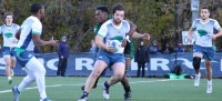 Babson in green won on the final play. Alex Goff photo.