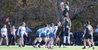 Babson in green won on the final play. Alex Goff photo.
