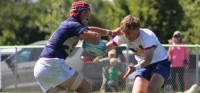 Northern California in blue, and Colorado in white in the Boys U19 final. Alex Goff photo.