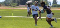Northern California in blue, and Colorado in white in the Boys U19 final. Alex Goff photo.