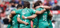Ireland huddles up. Photo Mike Lee - KLC fotos for World Rugby