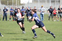 Ringgenberg playing for the USA 7s team against Canada in San Diego in 2008. Ian Muir photo.