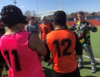 Mickey Patterson with Dallas and Gorilla Rugby at the Dallas/Life session.