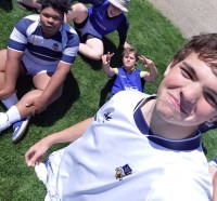 In 2021 we asked Connor Bender to take some photos for us, and this is one of them ... a selfie with his buddies.