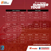 The Corendon Summer Tour schedule.