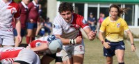 Ohio State scrumhalf Jack Dulik. Photo Calder Cahill.