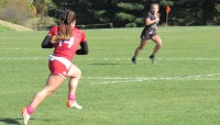 Kearney scored two big tries for Harvard in the second half. Rory Goff photo.