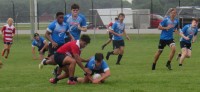 Action on game day at the end of camp. Alex Goff photo.