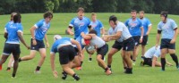 Action on game day at the end of camp. Alex Goff photo.