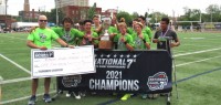 Rhinos receives their $1000 championship check. Alex Goff photo.