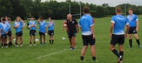 Players at the younger EIRA camp in Elkhart, Ind. Alex Goff photo. 