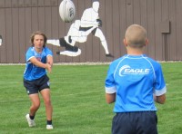 Players at the younger EIRA camp in Elkhart, Ind. Alex Goff photo. 