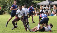 Playing 7s in the USA.