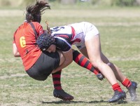 More defense from Fallbrook. Photo Erik Benitez.