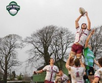 Fordham lineout vs Galwegians. Photo Irish Rugby Tours.