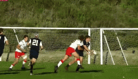 EJ Freeman scores for the USA U18s against Canada.