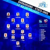 The French Barbarians to face the USA.
