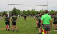 Ziglinski lines up a conversion attempt (he was successful). Alex Goff photo.