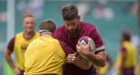 Peterson and the Eagles have to get a ton of work done in only a few training sessions. Ian Muir photo.