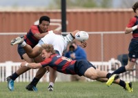 Plenty of defense in the Herriman vs Olympus game. Andrea Syddall photo.