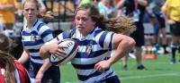Hope Rogers in action for Penn State. KLC Photos Travis Prior /  USA Rugby.