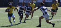 Cal Poly Humboldt began their national small college title defense in a non-conference game vs Nevada. Alex Goff photo.