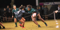 Idia Ihensekhien for Dartmouth in the NIRA final vs Army. Mark Washburn photo.