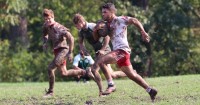 Will Chevalier kicked a conversion and a penalty, which was a lot given the circumstances. Andy Marsh photo.