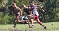 Will Chevalier kicked a conversion and a penalty, which was a lot given the circumstances. Andy Marsh photo.