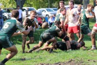 Note the mud wrapped around the ball. Andy Marsh photo.