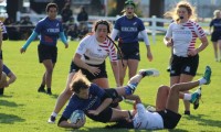 Indiana vs Virginia IN NCR D1 Women's quarterfinals Saturday. Alex Goff photo.