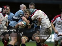 Playing for Cardiff in January of 2005. Photo INPHO, Andrew Paton.