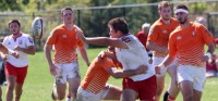 Indiana in white, Illinois in orange. Andy Marsh photo.