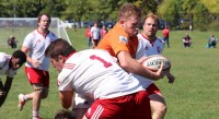 Indiana in white, Illinois in orange. Andy Marsh photo.