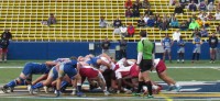 The game was played in Dix Stadium at Kent State. Alex Goff photo.