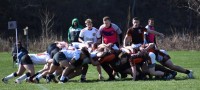 IUPUI in white. Photo IUPUI Rugby.