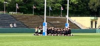 Pregame huddle.