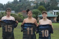 Muddy jerseys.