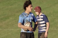 Nelson College Scholarship student Kolo Kahanu playing halfback.