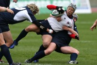 Pam Kosanke against Scotland in 2006. Photo Rugby World Cup.