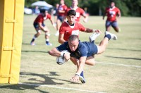 Gray goes over for Navy. Photo Navy Athletics.