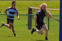 Liam Malloy on his way to scoring for Fort Hunt.