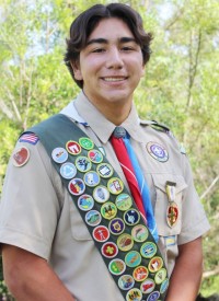Lucca Deocariza recently made Eagle Scout.