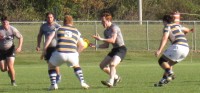 Mier and Artinian on defense for Marquette. Alex Goff photo.