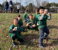 Snack time for the TAG rugby players.