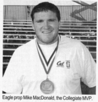 MVP of the 2004 DI Collegiate playoffs. Photo Rugby Magazine.