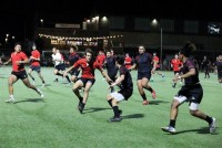 Murrieta Valley in red, Corona Centennial in black photo courtesy Corona Centennial Rugby.